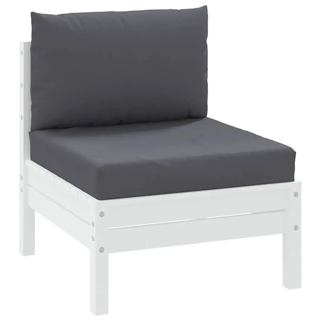 Pallet Cushions 2pc Anthracite Oxford Fabric Outdoor Garden Sofa Seat Pad