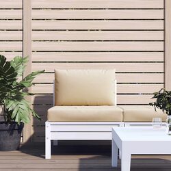 Add Comfort with Beige Pallet Cushions - 2 pcs Included