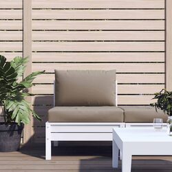 Friendly and Approachable Taupe Pallet Cushions 2 Pack
