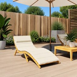 Friendly Cream Sun Lounger Cushion for Relaxed Spaces