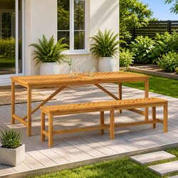 Your Outdoor Retreat Awaits with This 180cm Garden Bench