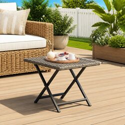 Your Friendly Folding Outdoor Table, Grey 45x35x32 cm