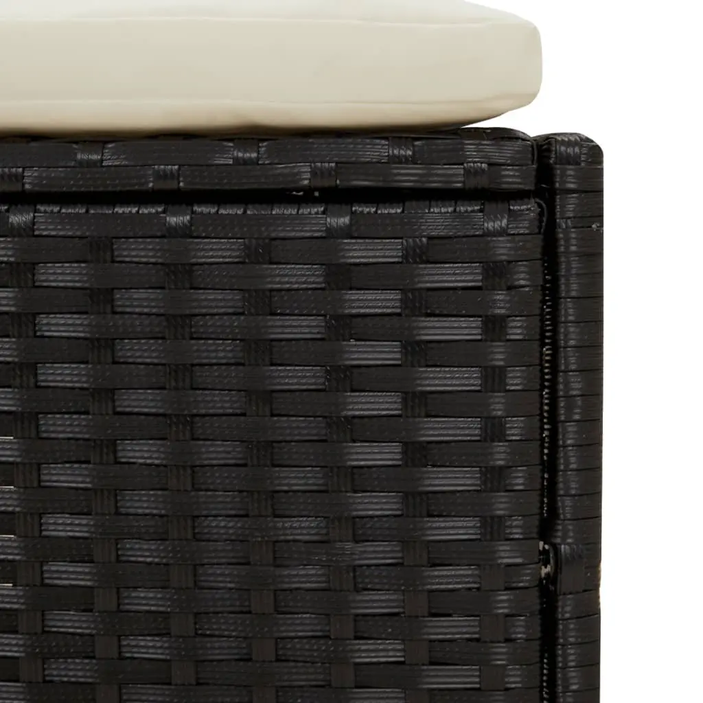 Hot Tub Surround with Storage Bench Spa Step Acacia Wood Rattan Outdoor Garden