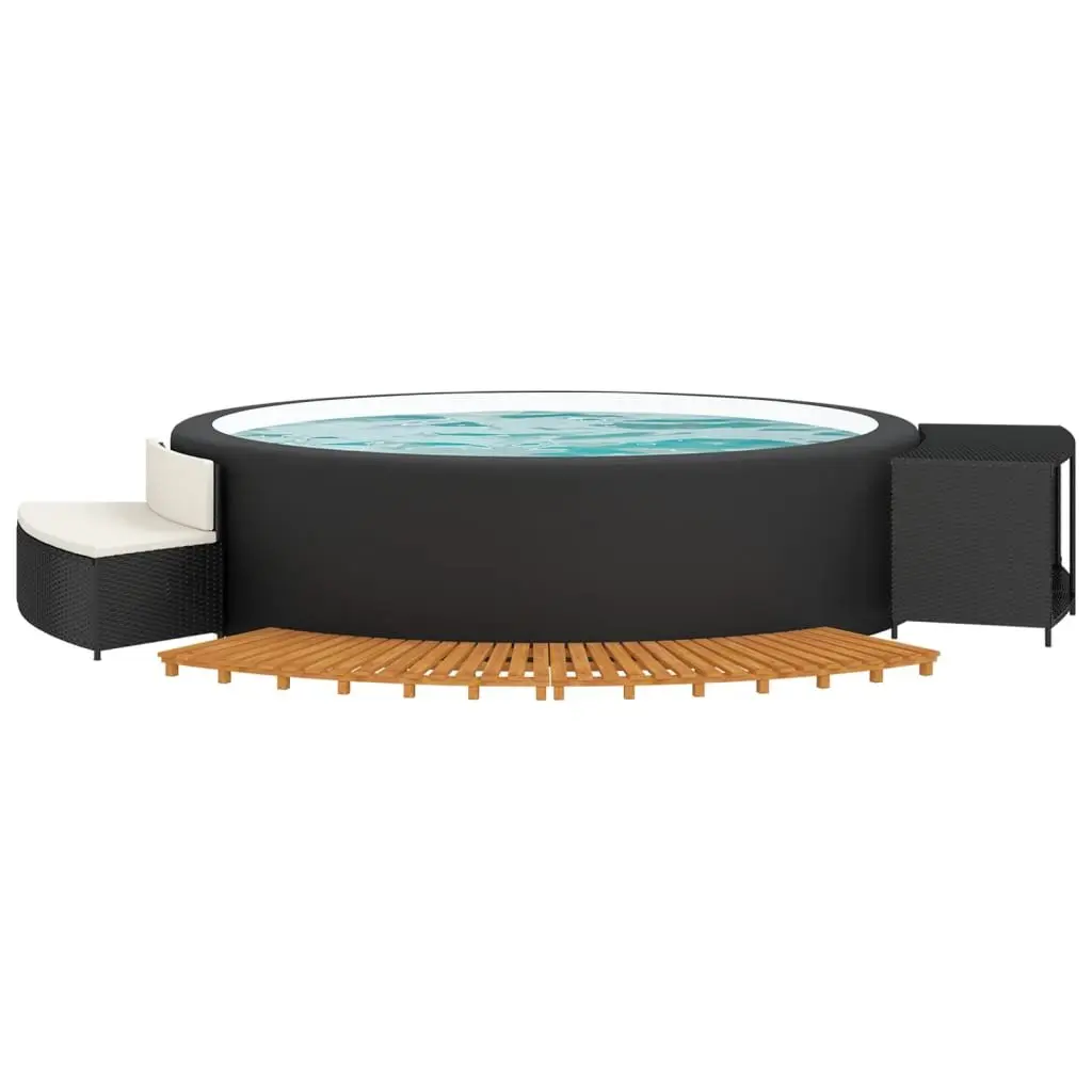 Hot Tub Surround for Outdoor Enjoyment