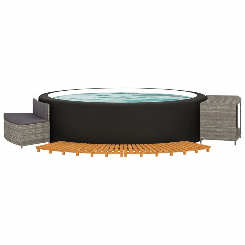 Hot Tub Surround with Storage Solutions