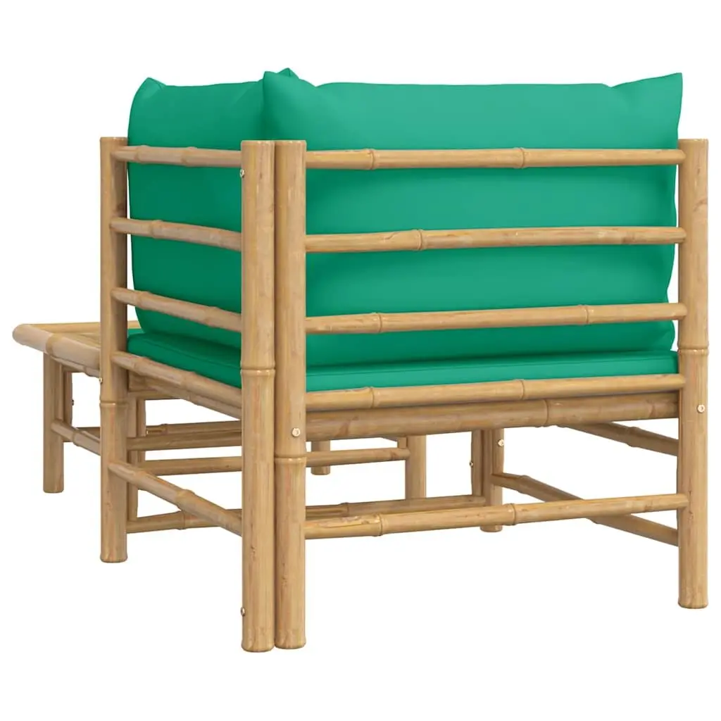 Outdoor Sectional Sofa Lounge Set 2 Piece Garden Seating with Cushions