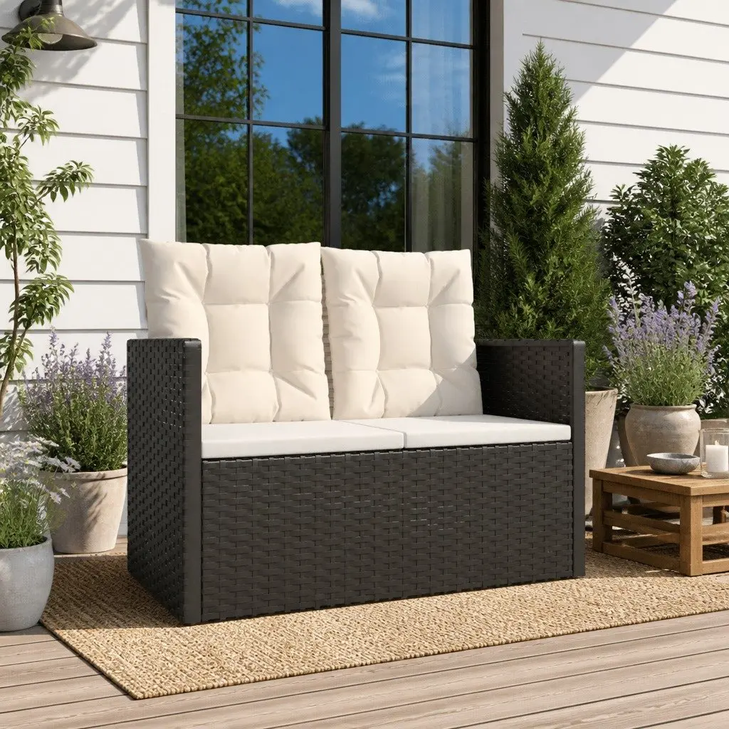 105cm Garden Bench with Cushions