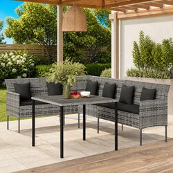Enjoy Outdoor Meals with This Comfortable Dining Set