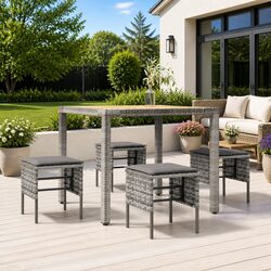 Your Perfect Outdoor Footstools Set of 4 - Grey