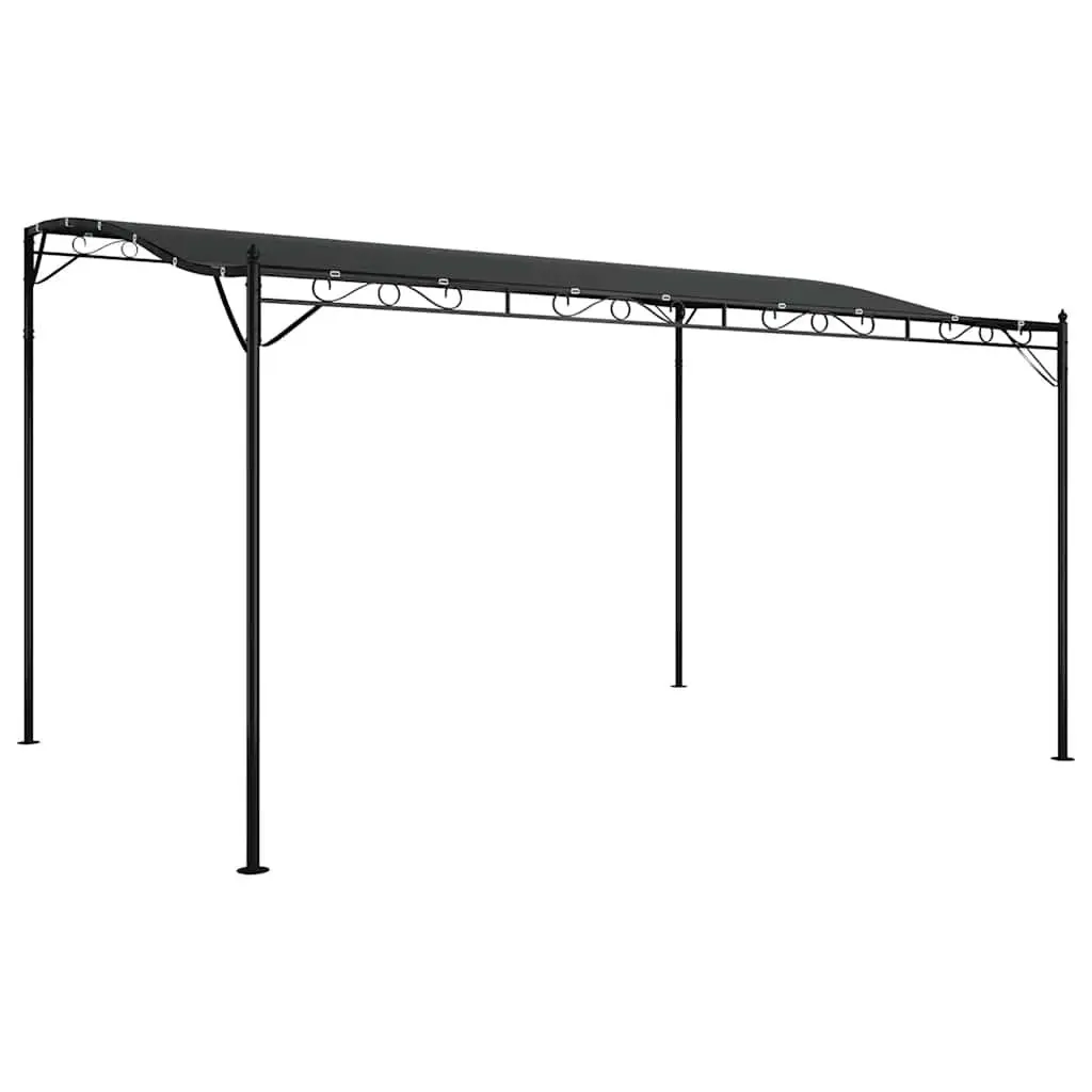 Canopy Anthracite Outdoor Garden Gazebo Tent 4x3 m Steel Frame