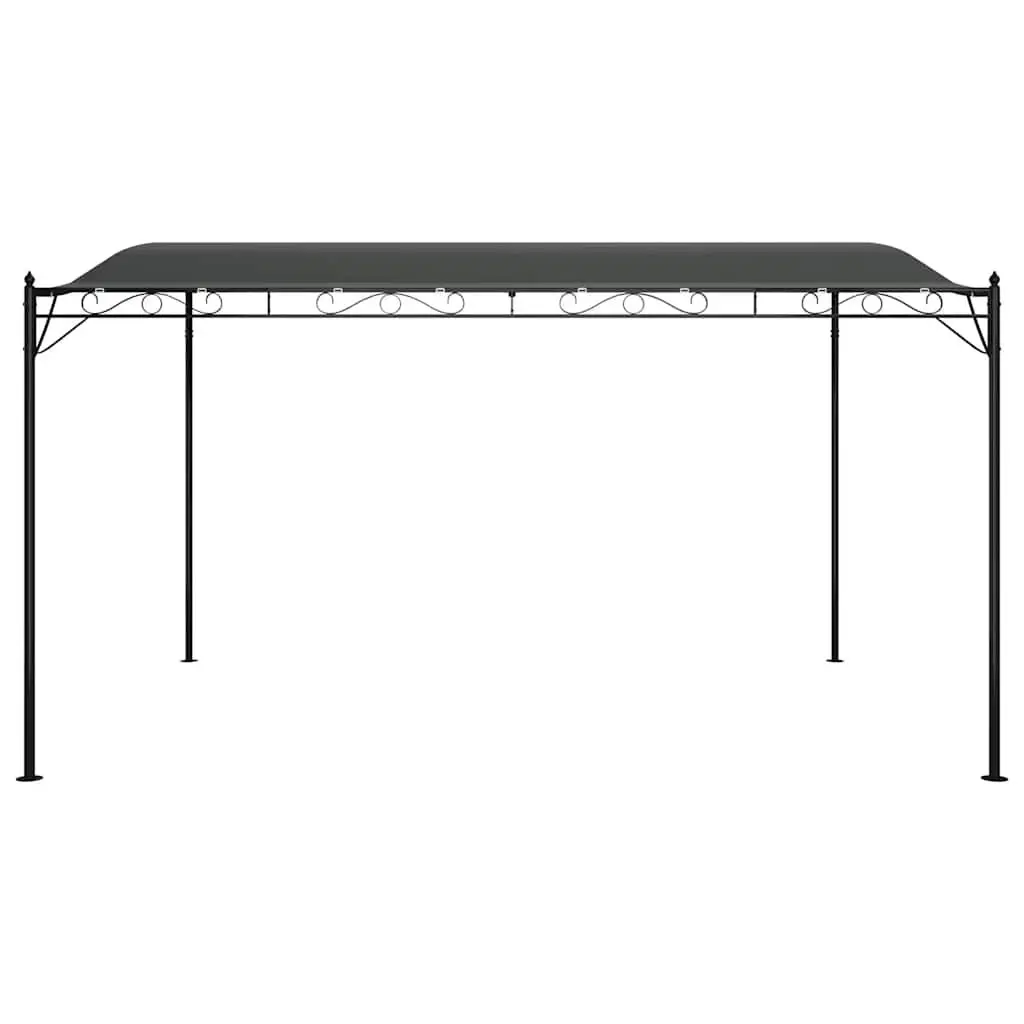 Canopy Anthracite Outdoor Garden Gazebo Tent 4x3 m Steel Frame