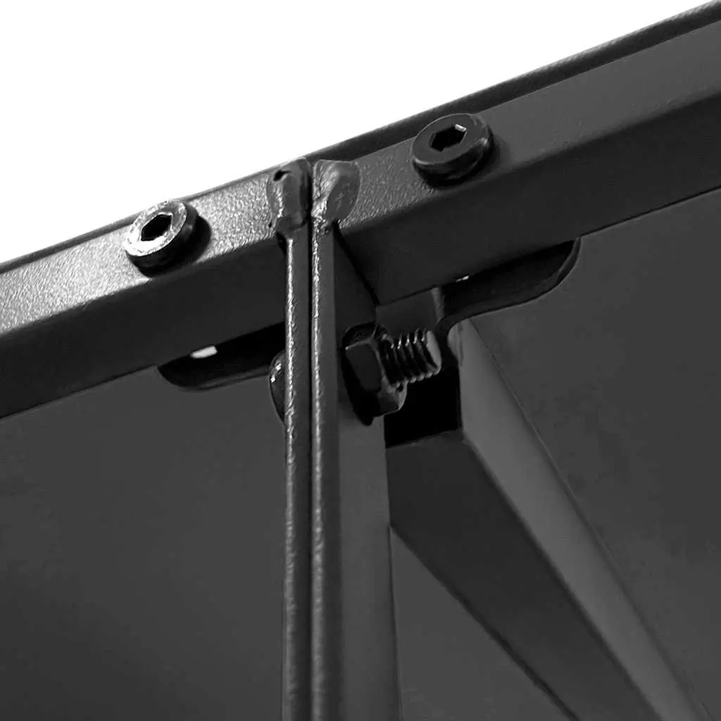 Canopy Anthracite Outdoor Garden Gazebo Tent 4x3 m Steel Frame