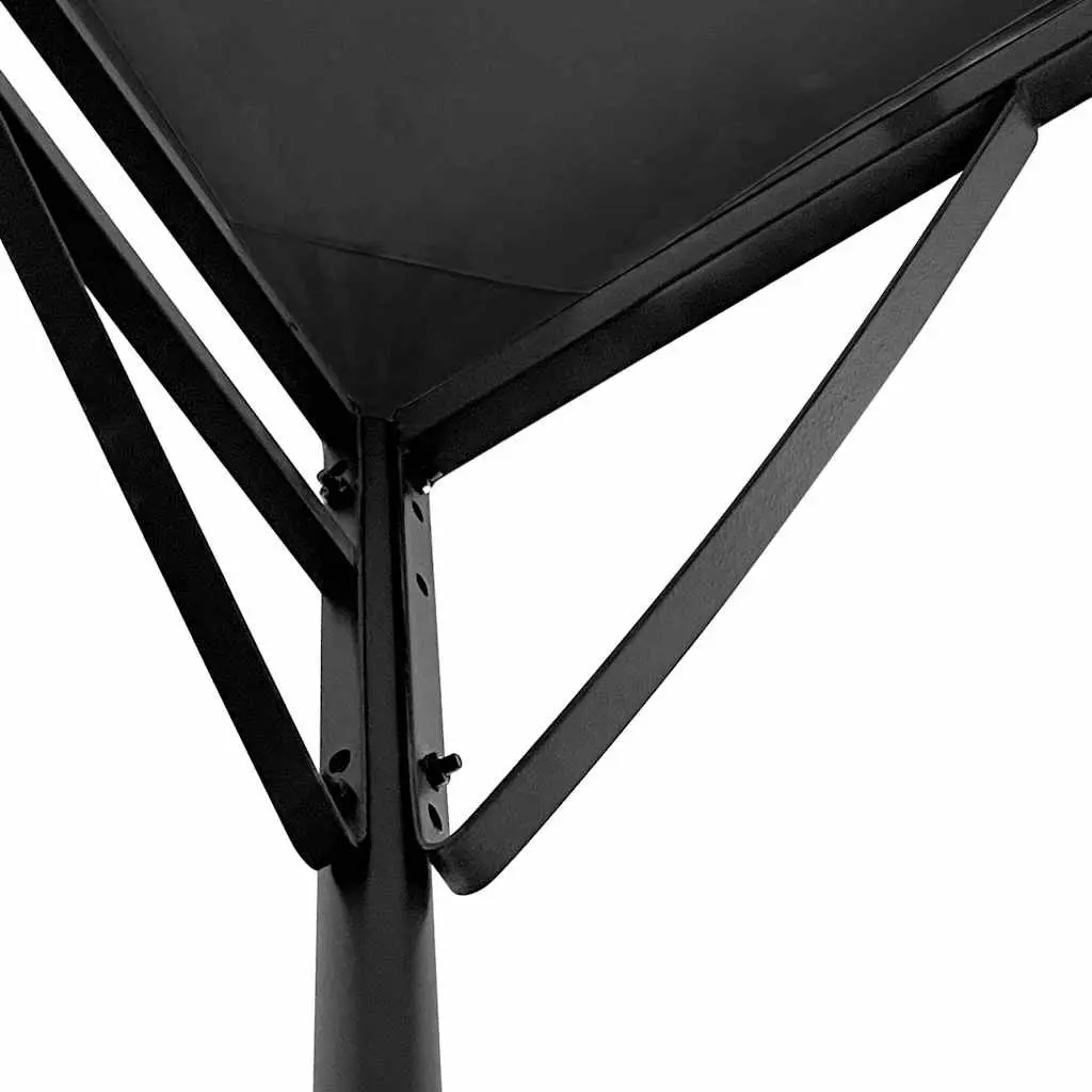 Canopy Anthracite Outdoor Garden Gazebo Tent 4x3 m Steel Frame