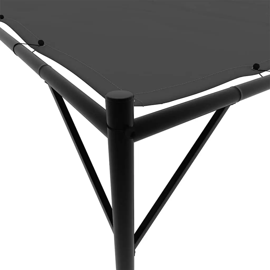 Gazebo Water-Resistant Polyester 4x4 m Steel Frame Anthracite
