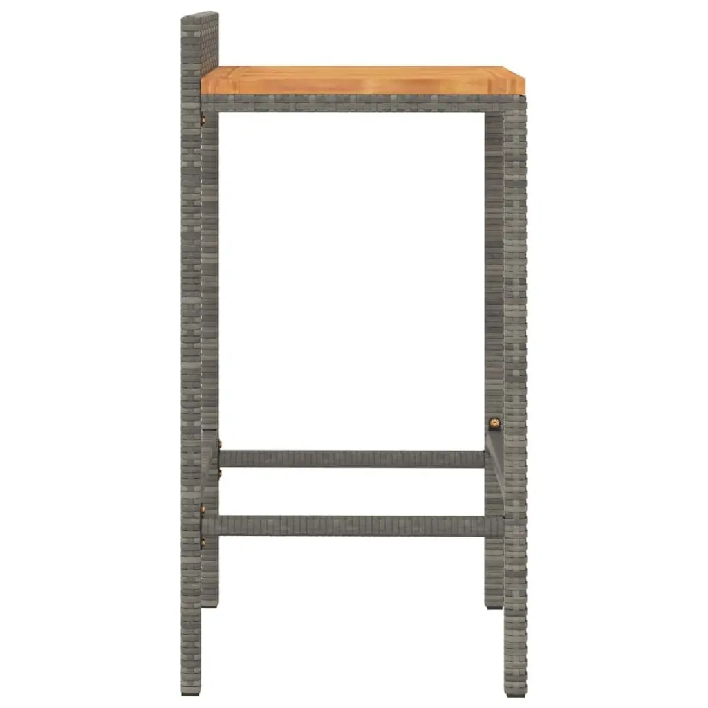 4 Grey Bar Stools