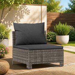 Enjoy Your Outdoors with the Garden Middle Sofa and Cushion