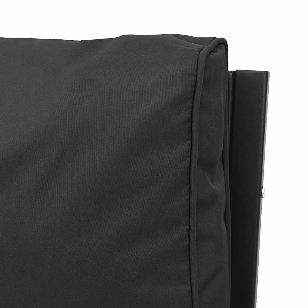 Outdoor Garden Chairs Set Steel Frame with Cushions 2 Piece