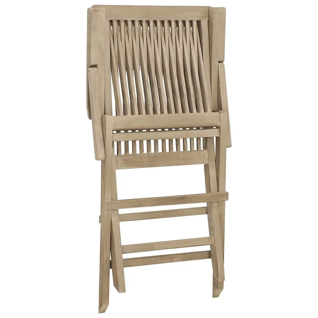 Folding Garden Chairs 2 pcs Outdoor Seating Wood Patio Furniture Set Backrest