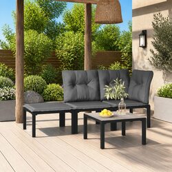 Your Ideal Outdoor Lounge Set - 4-Piece Comfort Package