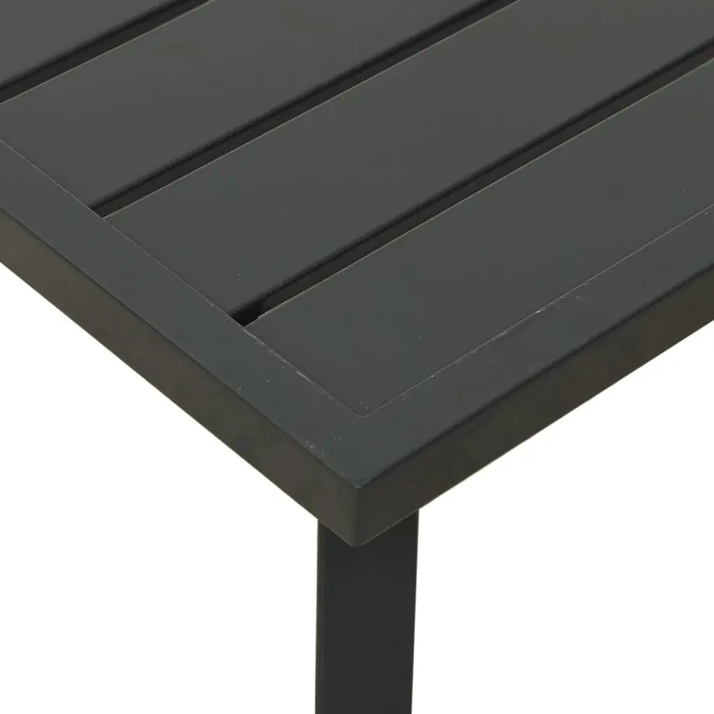 Garden Lounge Set Anthracite Steel Frame 2 Piece Outdoor Patio Furniture Seating