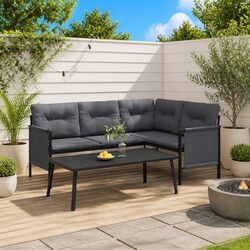 Your Perfect Outdoor Seating Awaits: Corner Sofa Set