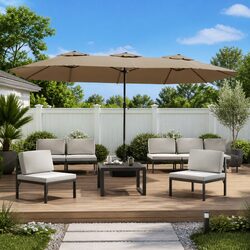 You’ll Love Our Double-Head Parasol in Taupe!