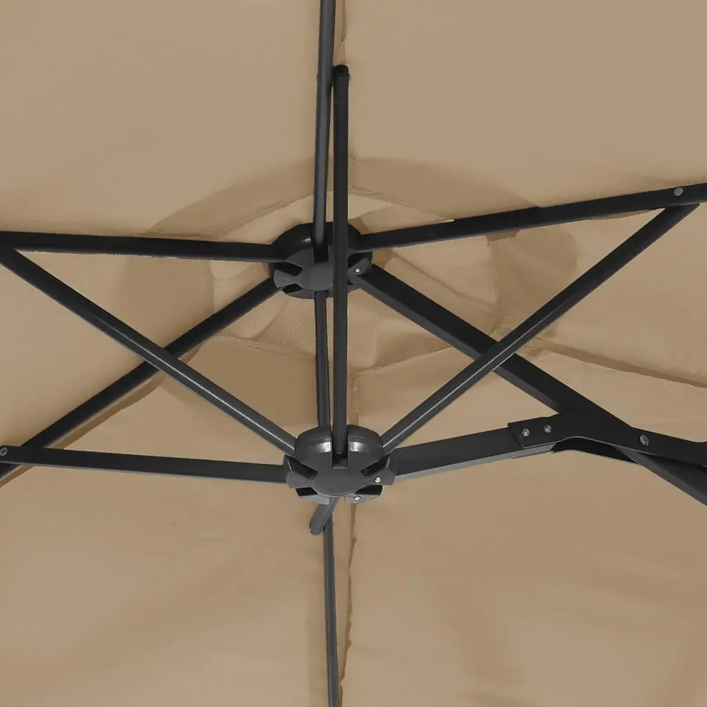Double-Head Garden Parasol for Shade and Style