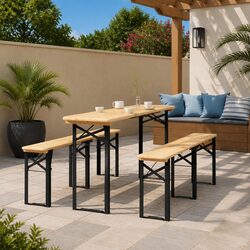 Your Perfect Companion: 3 Piece Folding Beer Table Set