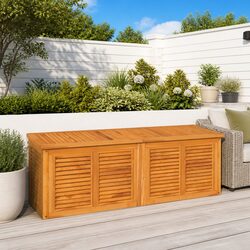 Friendly Outdoor Storage Box 150x50x55cm Solid Teak