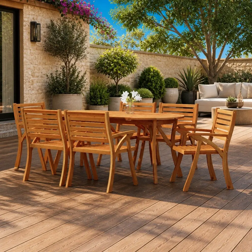 Garden Dining Table 200x90x75cm