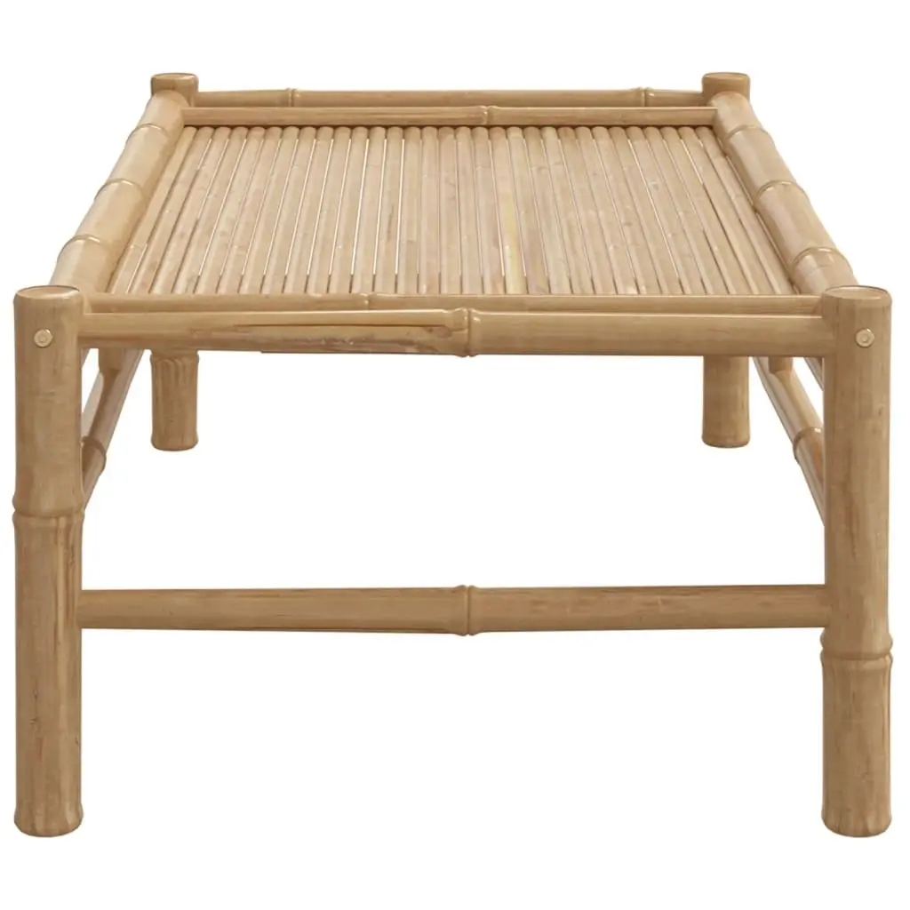 Bamboo Garden Coffee Table Outdoor Patio Furniture Brown 100x55x33cm