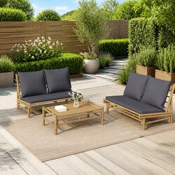 Your Outdoor Garden Bench with Bamboo Frame