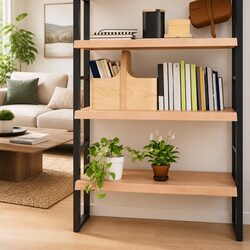 Wall Shelf Oak Solid Wood Light Brown 80x60cm Rustic Storage Floating Ledge