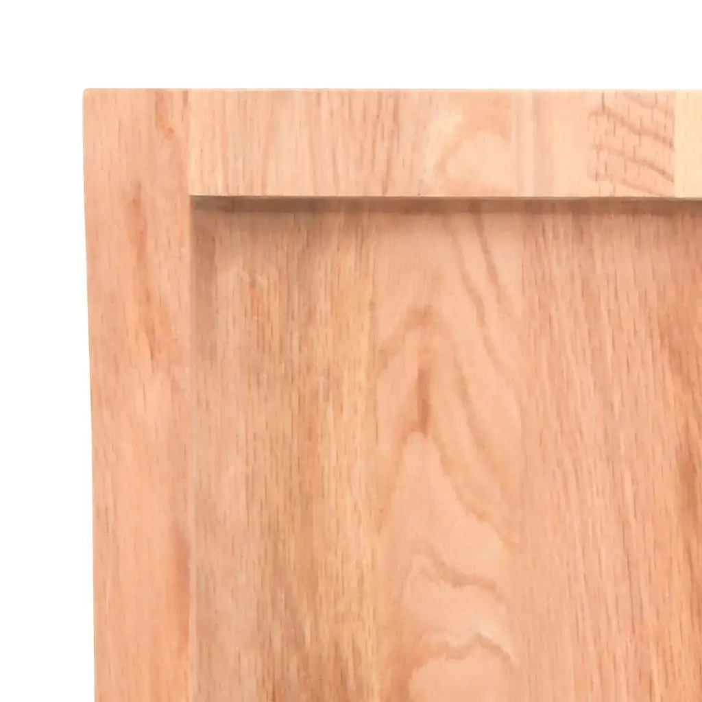 Wall Shelf Oak Solid Wood Rustic Brown Storage Folding Design 120x60cm