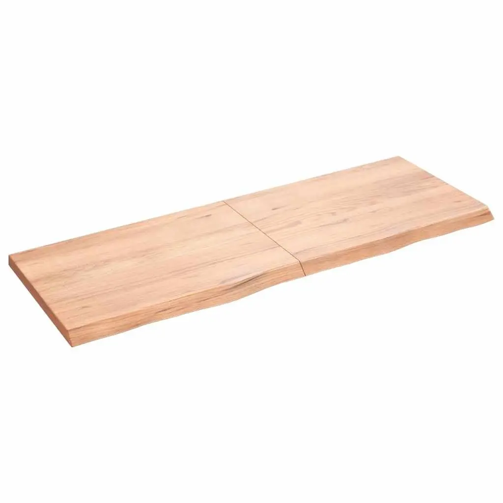 Wall Shelf Solid Oak Wood Rustic Brown Folding Storage 140x50 cm Floating Ledge