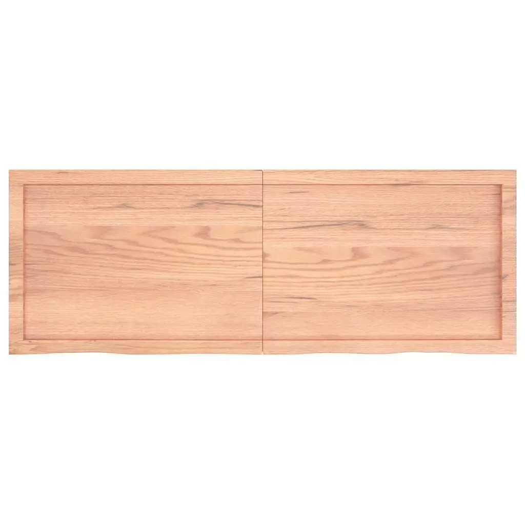 Wall Shelf Solid Oak Wood Rustic Brown Folding Storage 140x50 cm Floating Ledge