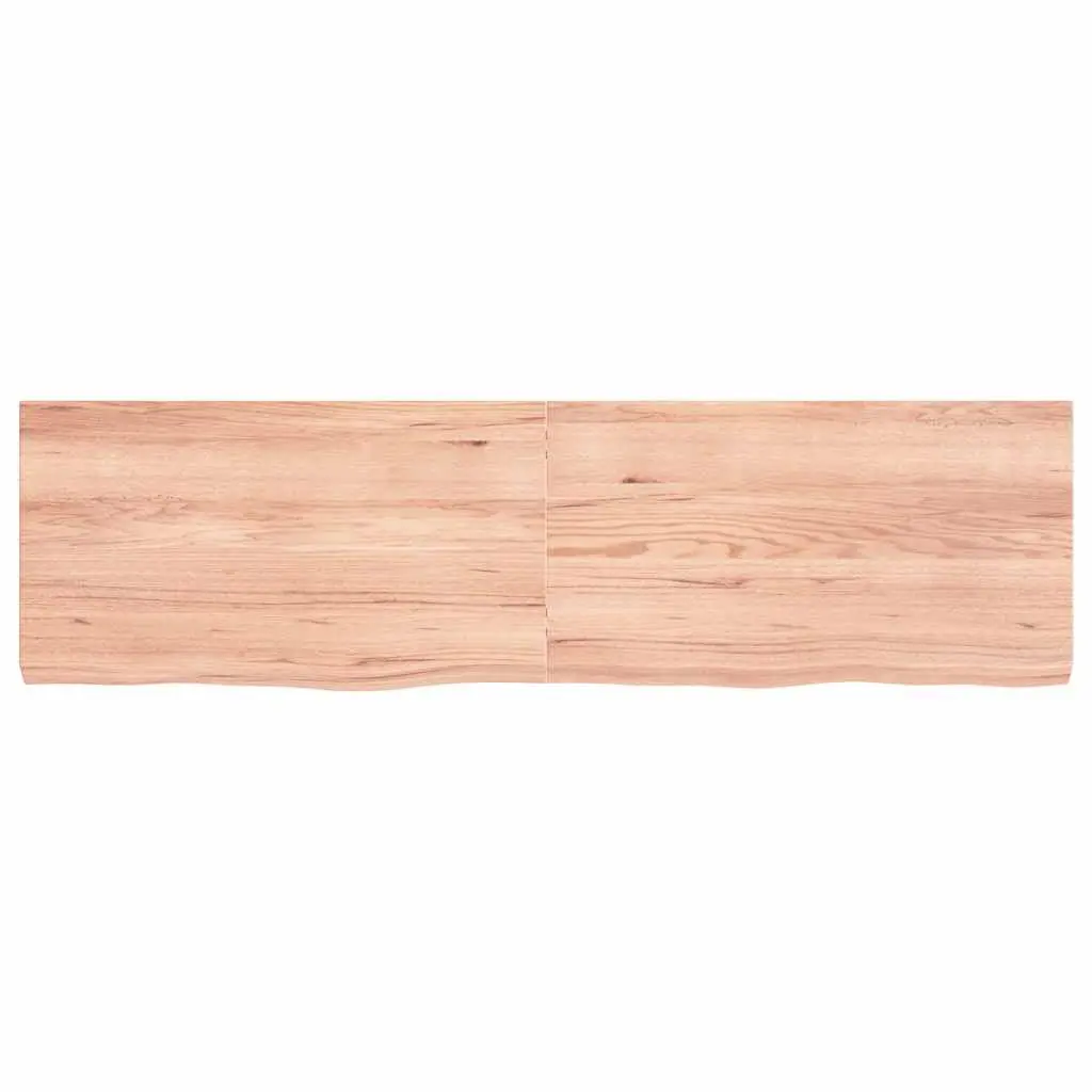 Wall Shelf Solid Oak Wood Folding Storage Rustic Handmade Live Edge 180cm