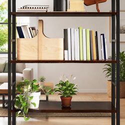 Wall Shelf Dark Brown Solid Oak Wood Rustic Storage 100x40x2 cm Handmade