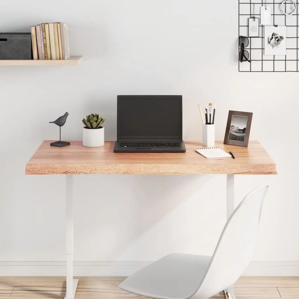 Brown Oak Wooden Table Top 100x60cm