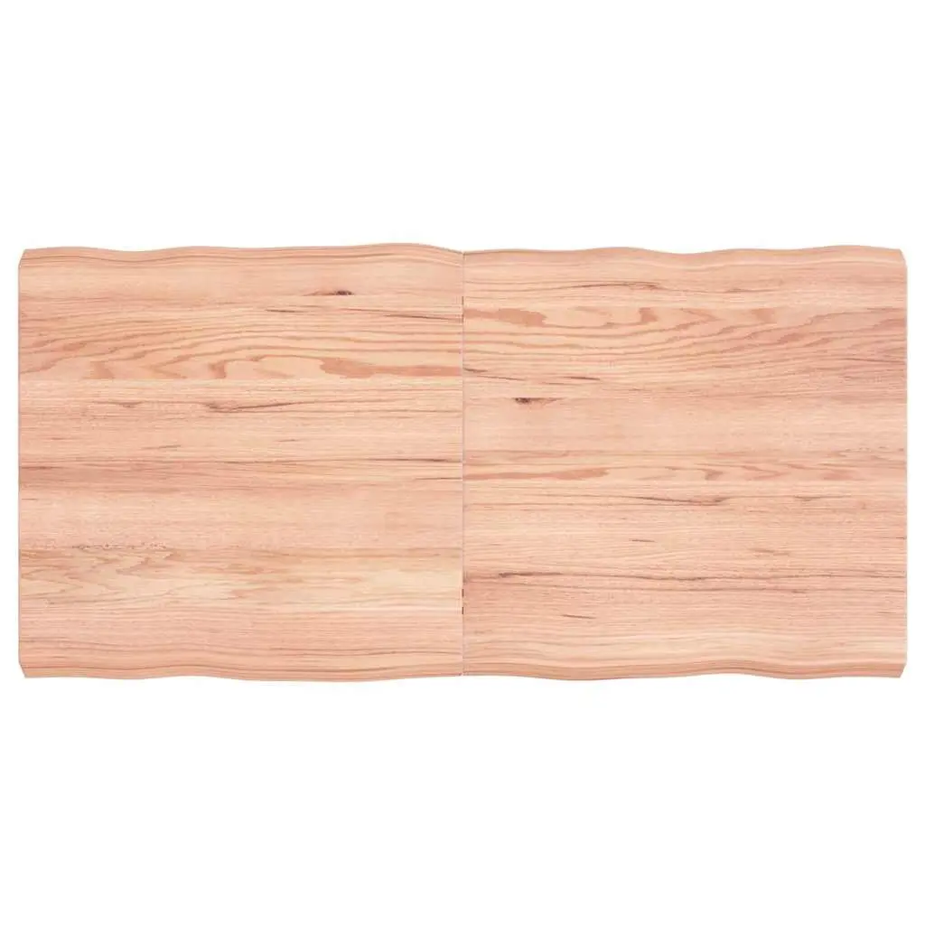 Solid Wood Table Top Live Edge Brown Foldable Replacement Dining Desk Surface