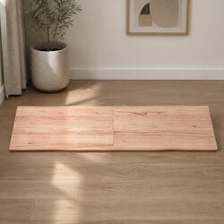 Your New Favorite Table Top: Solid Oak Live Edge 160x40cm