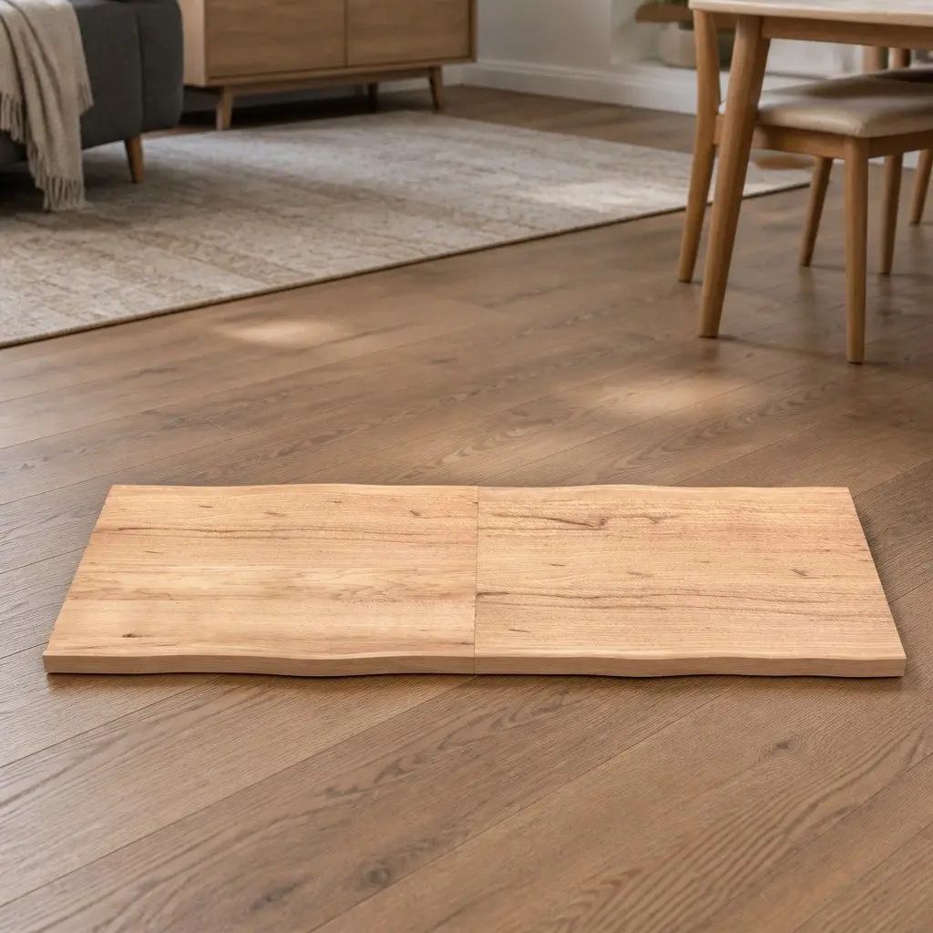 Solid Wood Table Top Live Edge Brown 160x50cm Foldable