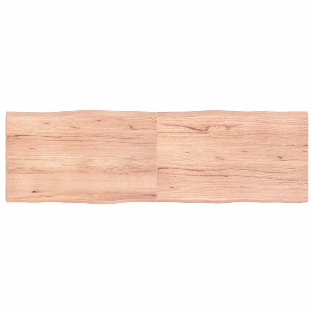 Solid Wood Table Top Live Edge Brown 160x50cm Foldable