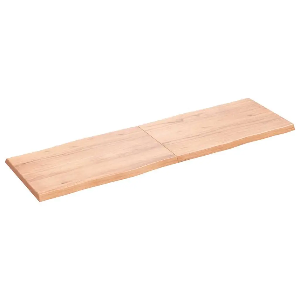 Solid Wood Table Top Live Edge Brown 160x50cm Foldable