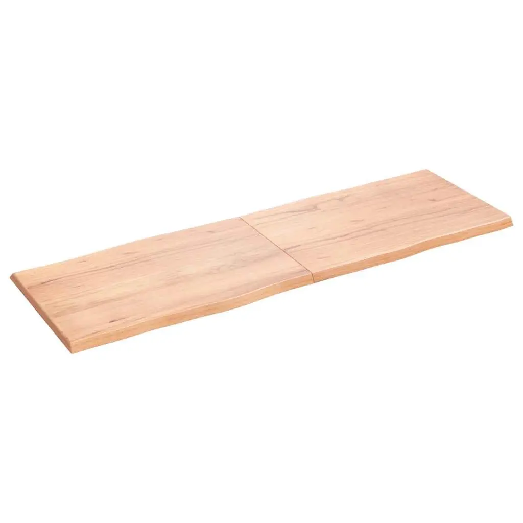 Wooden Table Top Live Edge Solid Oak Folding Replacement Board 180x60cm