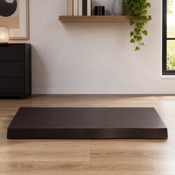 Discover Your New Table Top: Solid Oak, 80x50cm, Dark Brown