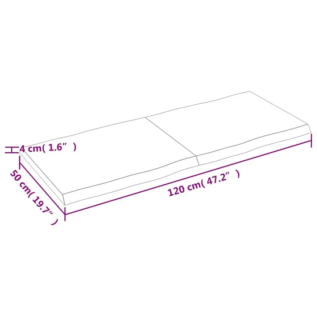 Solid Oak Wood Table Top