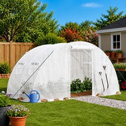 Your Friendly Greenhouse Solution: 8 m² White