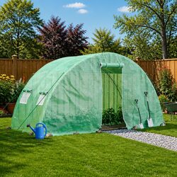 Welcoming 10m² Greenhouse - Perfect for Your Garden