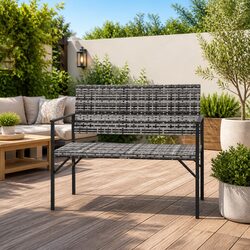 Friendly 2-Seater Garden Bench for Outdoor Enjoyment